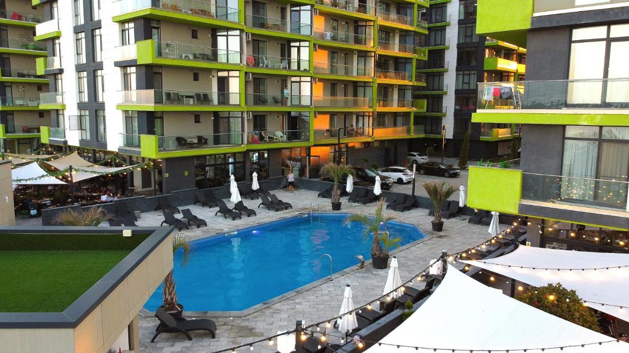 Moon Sea View Apartment - Spa N Pools Resort Mamaia Exteriér fotografie